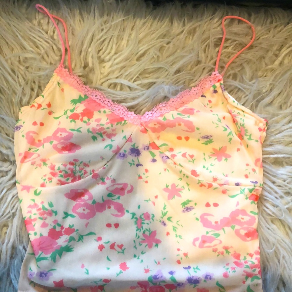 Flower crop top